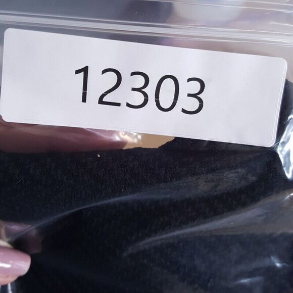 GREYLIN Top Womens XS Black Sheer Illusion Sleeve Crop Keyhole Neck Blouse - Picture 9 of 9